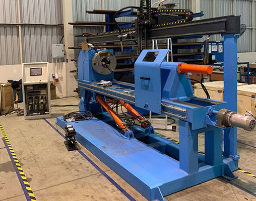 Cylinder 3T 0.3MPa 3000mm Pipe Flange Welding System